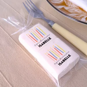 chamallow personnalisé texture moelleuse anniversaire