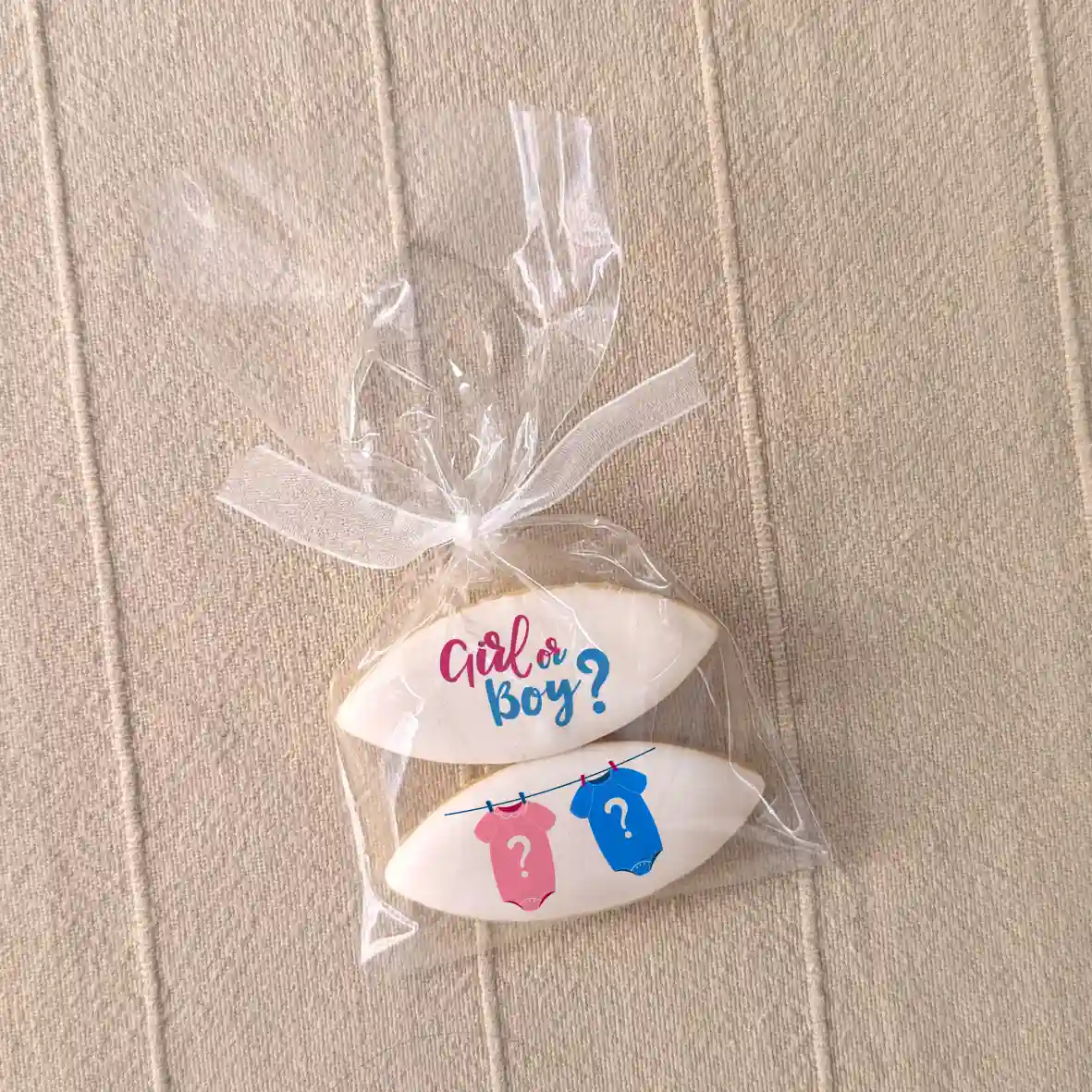 biscuit personnalisé baby shower fille garçon