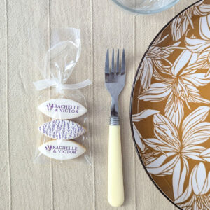 Calisson personnalisé pour mariage floral