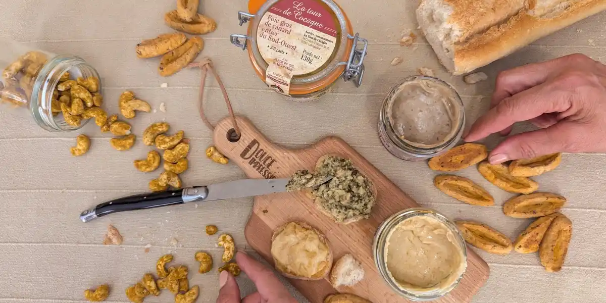 coffret cadeau client avec guimauves imprimées sur mesure