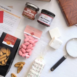 coffret cadeau gourmand express noël, délais maîtrisés, escape game maison