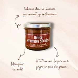Tartinable de tomates sechées pour panier gourmand