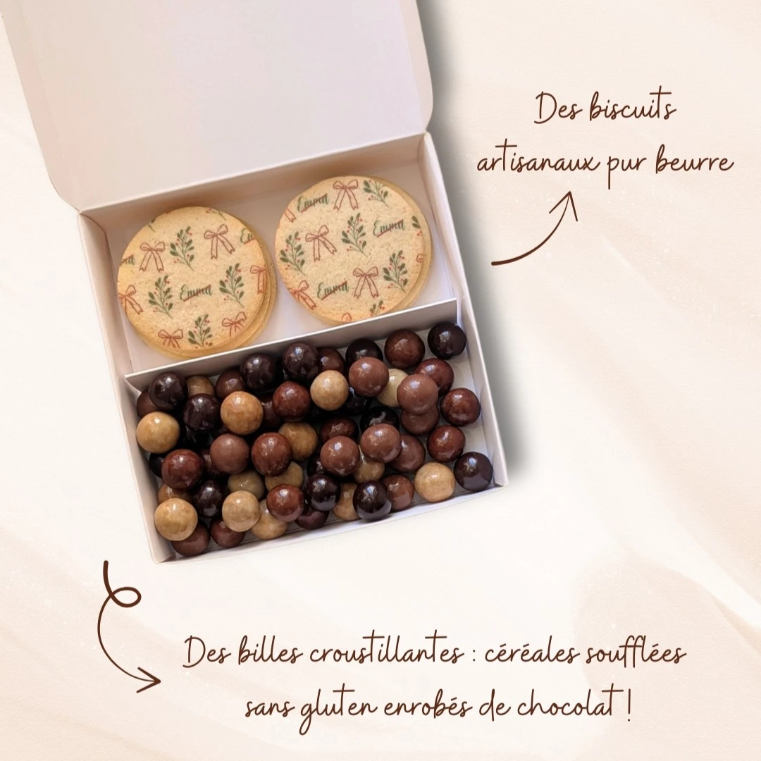 coffret le croquant biscuits artisanaux et chocolats