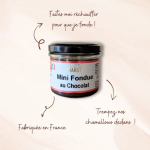 Fondue de chocolat pour panier garni